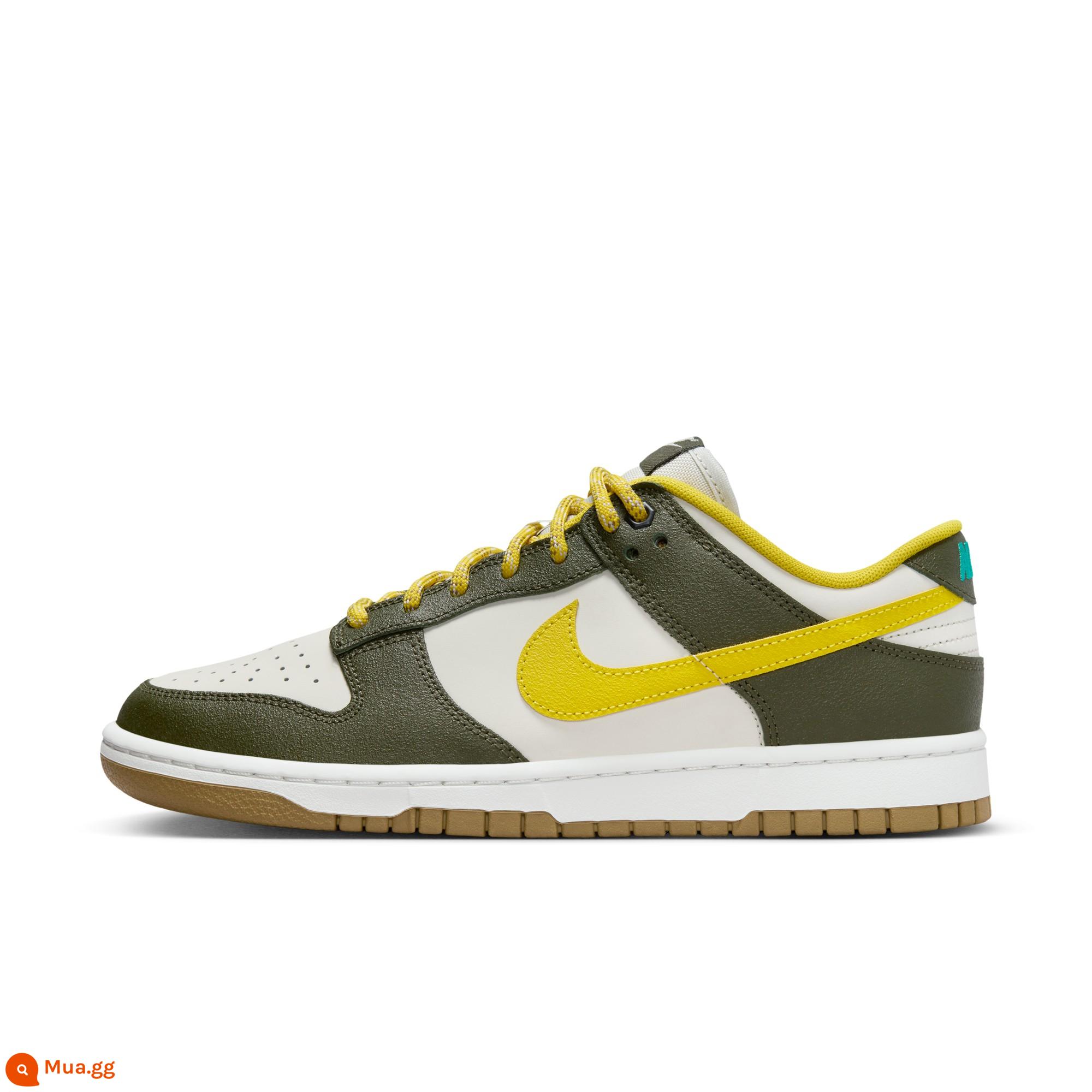 Giày thể thao nam Nike Nike Dunk LOW chính thức mùa đông đế cao su mới giày thể thao cổ thấp cổ điển FV3629 - 371 kaki xanh/vàng lưu huỳnh sáng/trắng đỉnh/xanh ngọc lục bảo/màu xương nhạt/vàng nụ