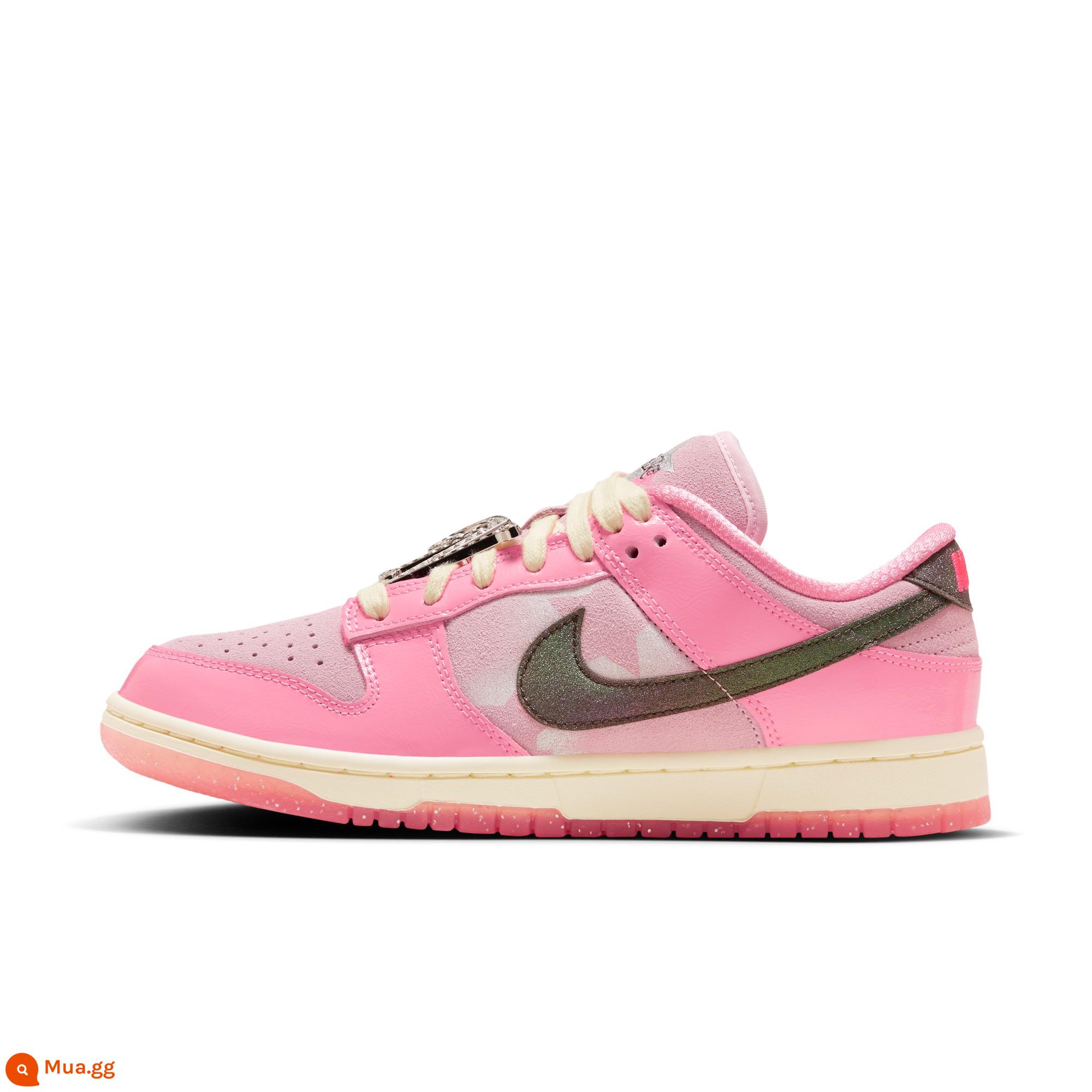 Giày thể thao nữ Nike Dunk LOW đế thấp giày trượt ván đế cao su FN8927 - 621 hồng xốp/xám vừa/màu sữa dừa/đỏ đục/hồng san hô