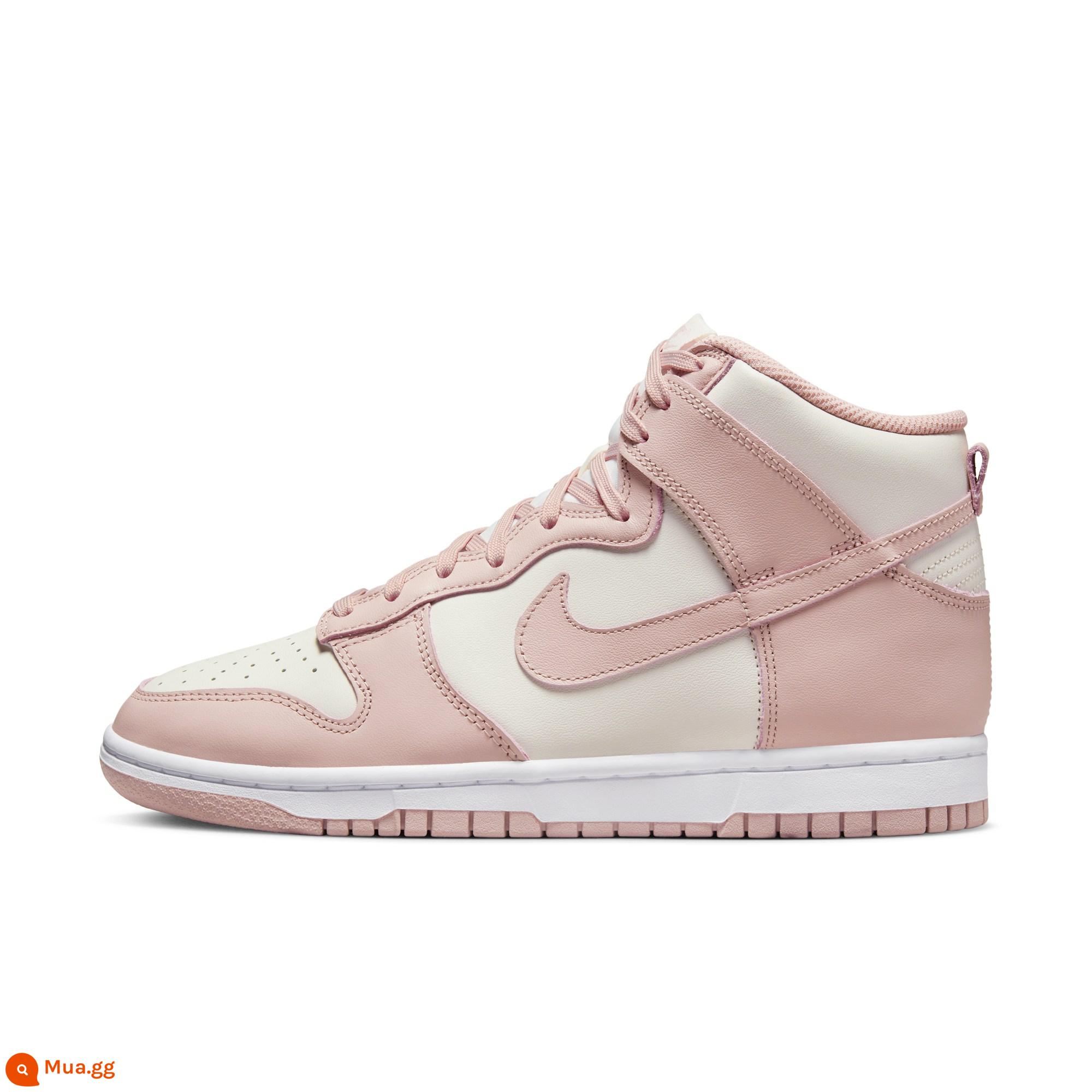 Nike Nike chính thức Giày thể thao nữ DUNK CAO tấm mùa xuân giày ống cao retro siêu nhẹ DD1869 - 003 Phantom Off-White/Hồng Oxford/Trắng