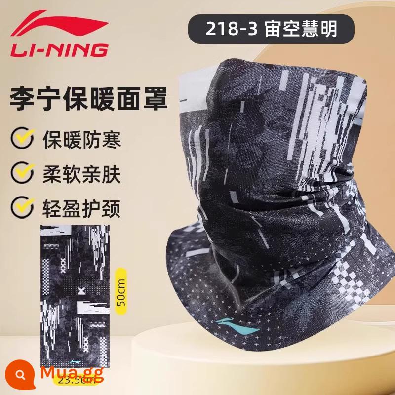 Li Ning mặt nạ trượt tuyết ma thuật khăn trùm đầu đi xe đạp khăn choàng cổ nam leo núi chống gió ngoài trời bảo vệ mặt mỏng đi bộ đường dài - Chu Không Huệ Minh (chống gió và chống bụi, thân thiện với da và mềm mại, bảo vệ cổ nhẹ)