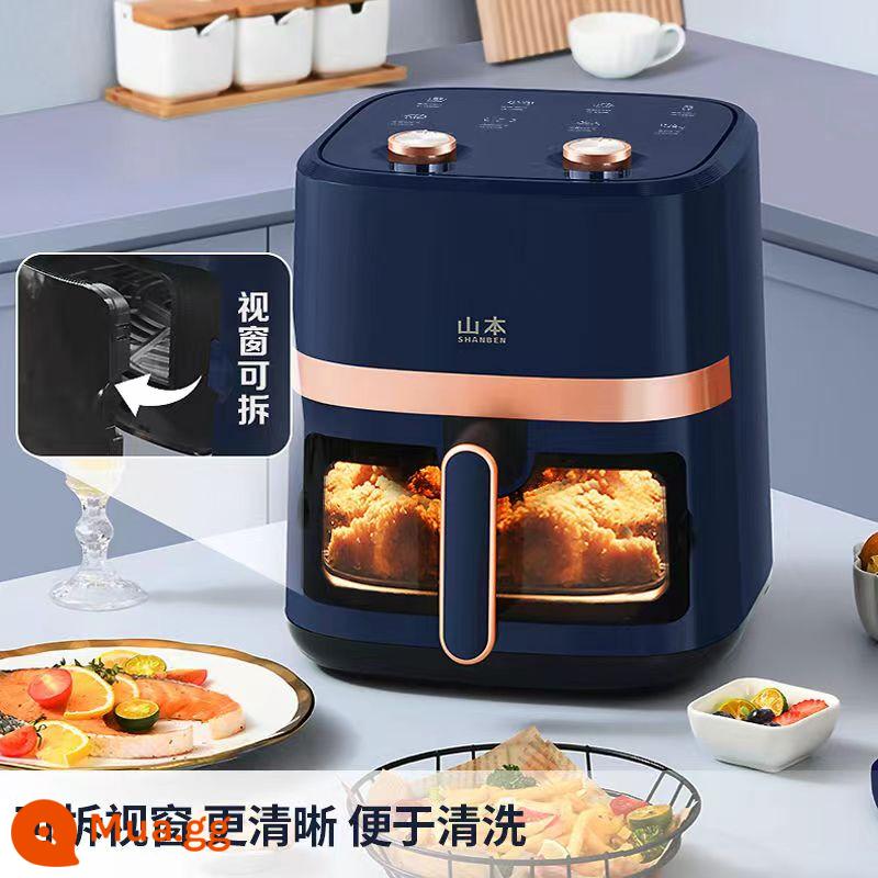 Yamamoto hoàn toàn tự động FRYER - Nồi chiên có núm xoay cơ học trực quan mới 2022VS