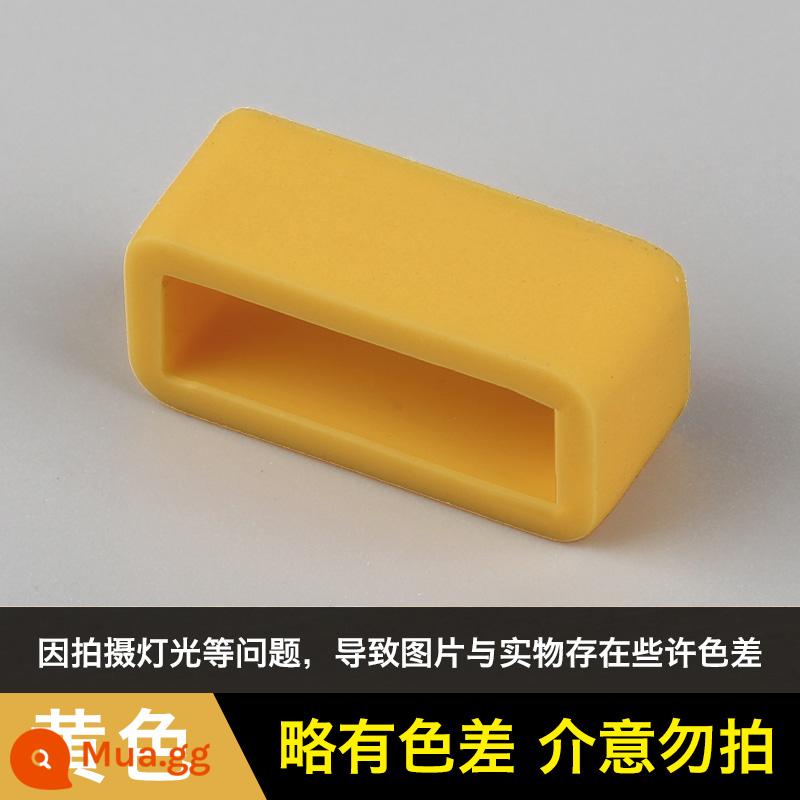 Phụ kiện khóa đồng hồ dây đeo đồng hồ silicone di chuyển vòng bezel cao su khóa dây đeo đồng hồ vòng dây đeo đồng hồ các bộ phận khóa - màu vàng