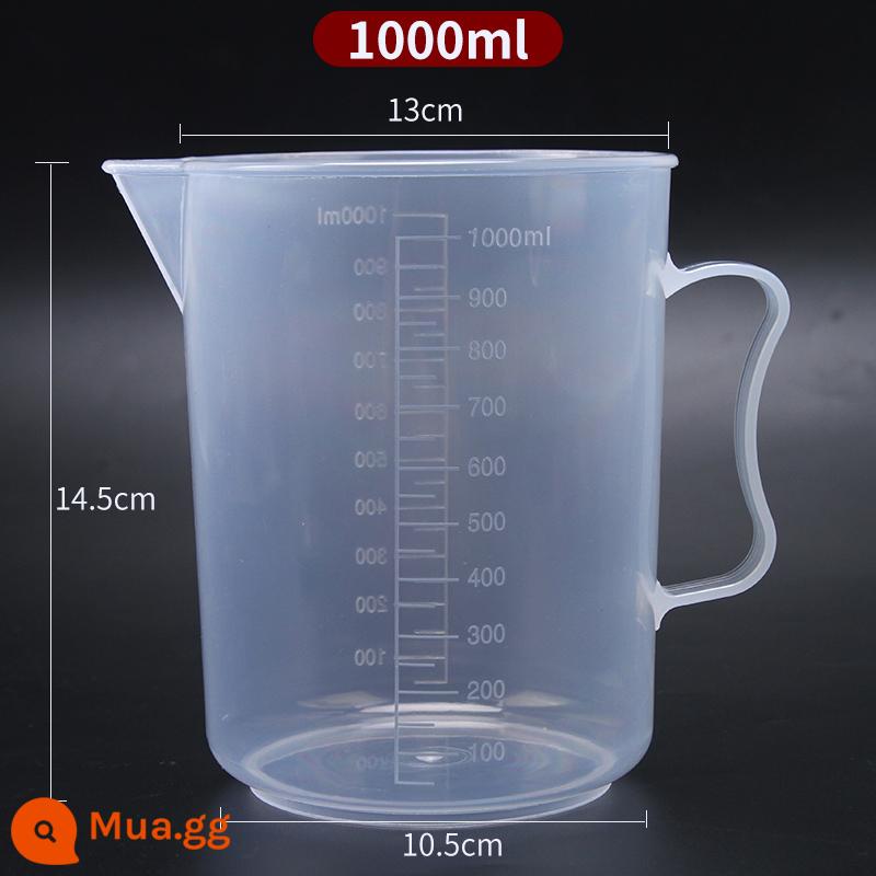 Cốc đo lường có quy mô nướng dung tích lớn thùng đo nhựa cấp thực phẩm 1000ml5000ml che cửa hàng trà sữa thương mại - Cổ điển 1000ml