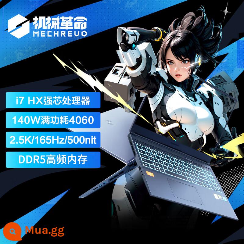 Mechanical Revolution Questyle X 4080 Questyle 16 4060 4070 i9 Máy tính sinh viên làm mát bằng nước thế hệ thứ 13 - [Sản phẩm mới] Aurora pro phiên bản cao cấp thế hệ thứ 13 i7HX/4060/2.5K