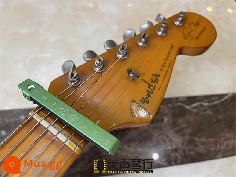 Mới Vô Hạn Muter 3.0 Đàn Guitar Điện Bass Nhét Kẹp Âm Thanh Kẹp 6/7 Dây Đa Năng Ngoại Trừ Âm Nhạc - [Sapphire Green] Guitar và Bass Universal 3.0 Phong cách mới