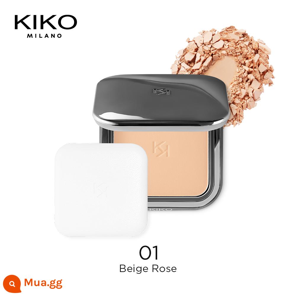 Bộ phấn phủ kiko cake set phấn trang điểm phấn phủ kiểm soát dầu lâu trôi kem che khuyết điểm chống nắng khô và ướt công dụng kép không trang điểm cho da khô da dầu hàng chính hãng - 01# màu tự nhiên phù hợp cho da hỗn hợp