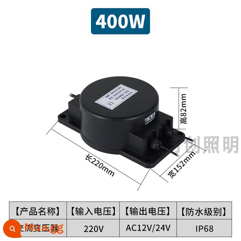 Máy biến áp xoay chiều hình tròn chống nước 220V sang 12V400W600W chống mưa DC chuyển đổi nguồn điện 220V sang 24V - Máy biến áp chống mưa AC 400W (nhận xét điện áp