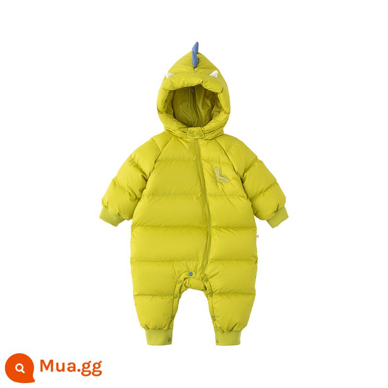 [Fleet] Áo khoác nỉ mùa đông Papa crawl mới dành cho nam nữ Jumpsuit giữ ấm khi đi chơi và siêu dễ thương - màu xanh lá