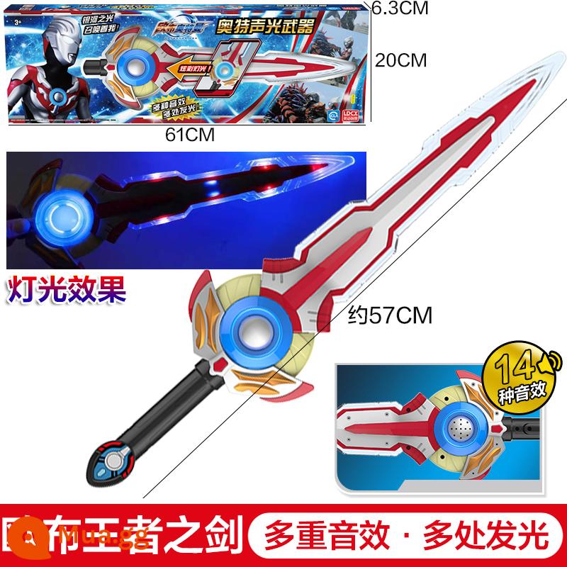 Sáng tạo thông minh Ultraman Arena Battle Bộ đồ kết hợp di chuyển được cho trẻ em Dark Orb Boy Doll Đồ chơi - Vũ khí siêu âm và ánh sáng-Orb King's Sword