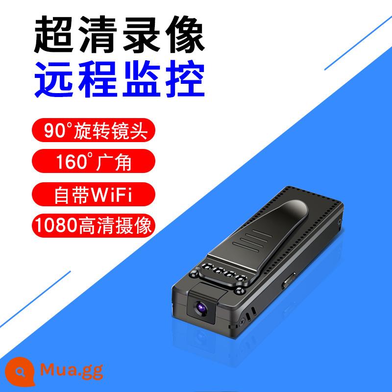 Máy ảnh độ nét cao quay lại đầu máy ảnh clip chuyên nghiệp với máy ảnh chức năng bút video HD một nhà ghi âm từ xa không dây ghi video hiện vật thông minh tích hợp pin để phát dv - Kẹp lưng 90° Mẫu siêu rõ trong 5 giờ (Mẫu WIFI)