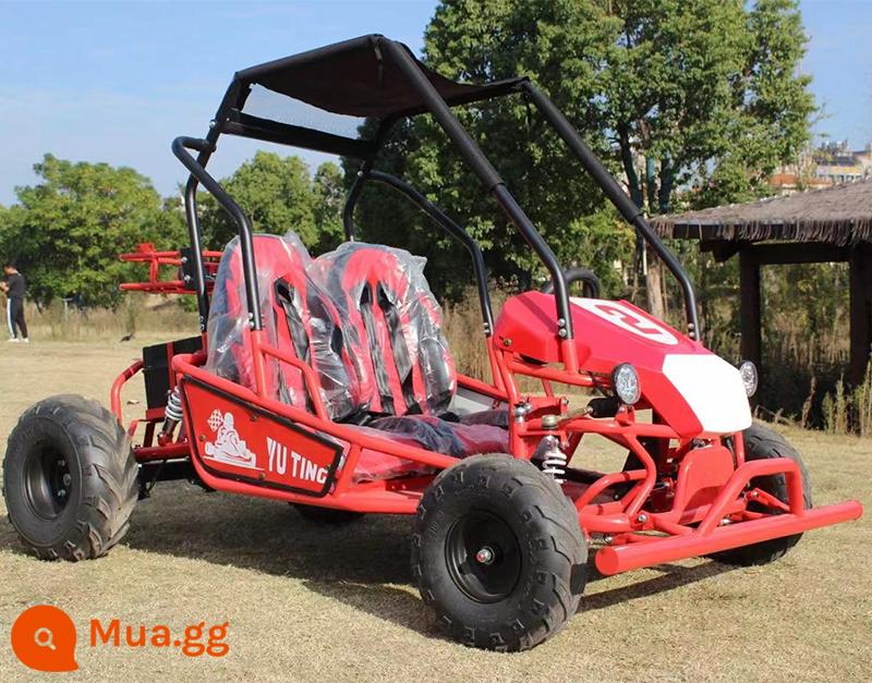 Trẻ em điện nhỏ kart bốn bánh xe bãi biển địa điểm giải trí dành cho người lớn cạnh tranh drift off-road đầu máy - Phiên bản cho thuê điện đôi 60V850W