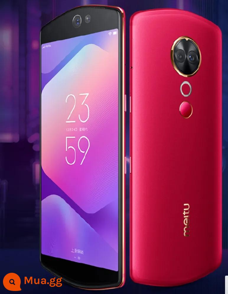 Meitu/Meitu V6 Cô Gái Xinh Đẹp Phiên Bản Hoạt Hình Giới Hạn T8S Beauty Camera T9 Phiên Bản Đặc Biệt M8Xin Chào Miễn Phí Vận Chuyển - Meitu T9 màu đỏ mọng