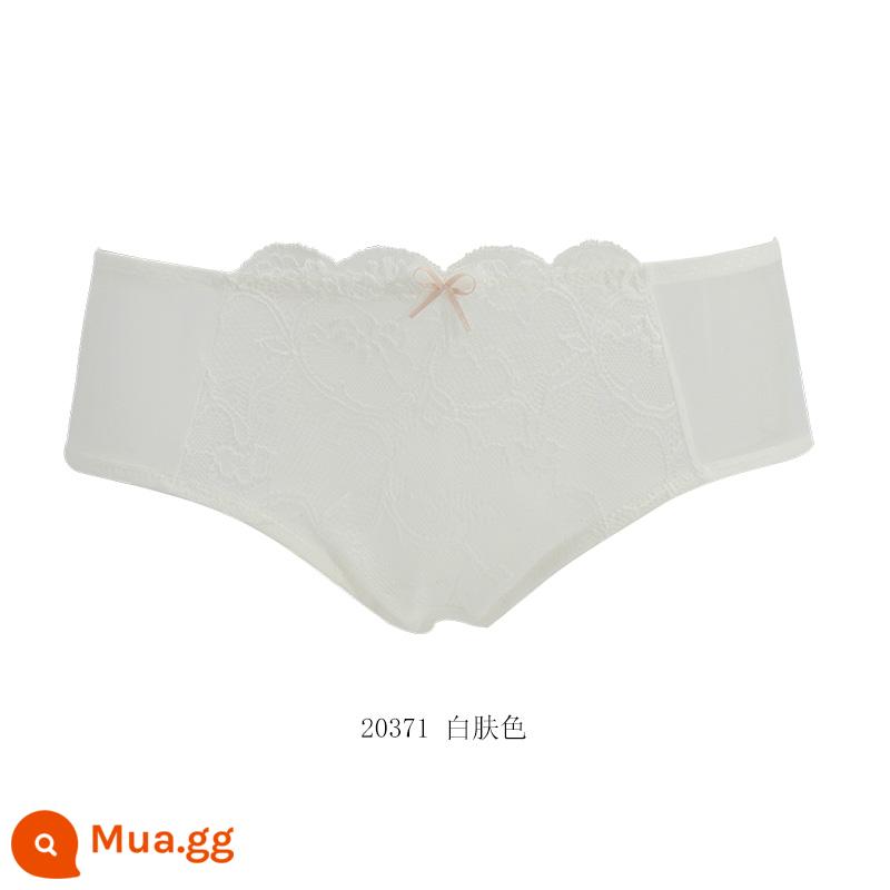 [59.3 nhân dân tệ 4 cái] Quần lót cotton mềm mại và thoải mái của Gorell dành cho nữ, quần boxer lưng giữa bằng cotton nguyên chất BWP22339 - nước da trắng 20371