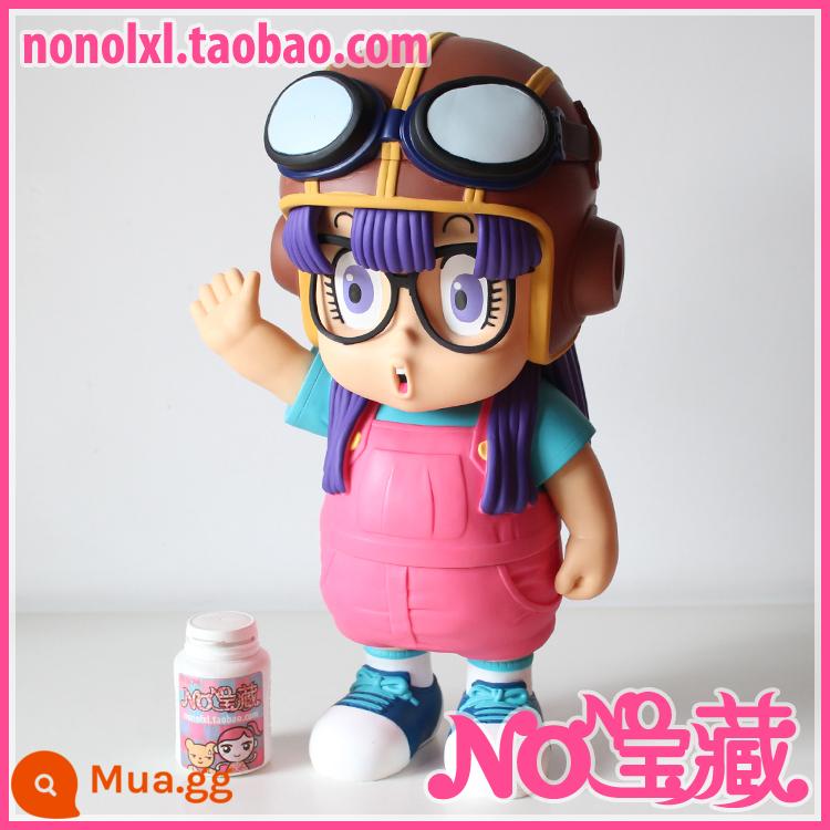 Tiến sĩ IQ Alalei Hand Office Aberdeen Fool Superman Tiến sĩ Qianping Anime Mô hình búp bê Trang trí quà tặng - Phi công Arale (khoảng 40cm)