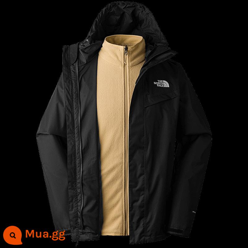 [Cổ điển] Áo khoác lông cừu lót lông cừu ba trong một TheNorthFace dành cho nam không thấm nước | 88RP - UK2/đen