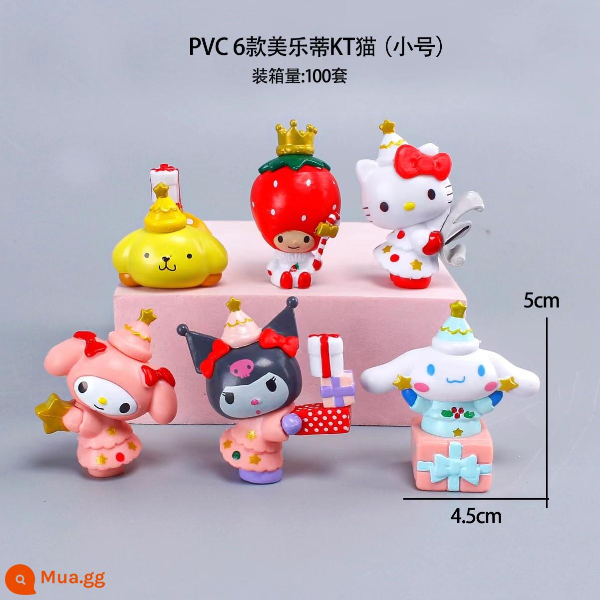 Kulomi Trang Trí Bánh Trang Trí Sanrio Retro Trang Trí Bánh Bột Đen Nơ Chiếu Sáng Trang Trí Bánh Sinh Nhật - Bộ trang trí kích thước nhỏ