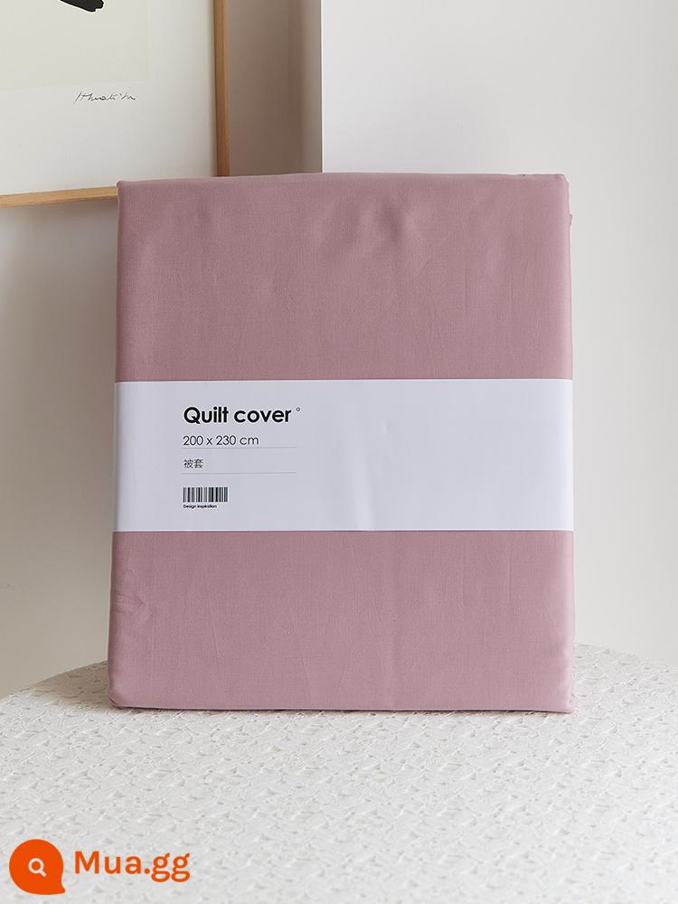 Sharemily cotton 100-count chải quilt cover đơn mảnh dày mùa thu và mùa đông bông nguyên chất quilt cover sinh viên duy nhất sản phẩm duy nhất - Kết hợp kép (màu xám bột mì vừa)