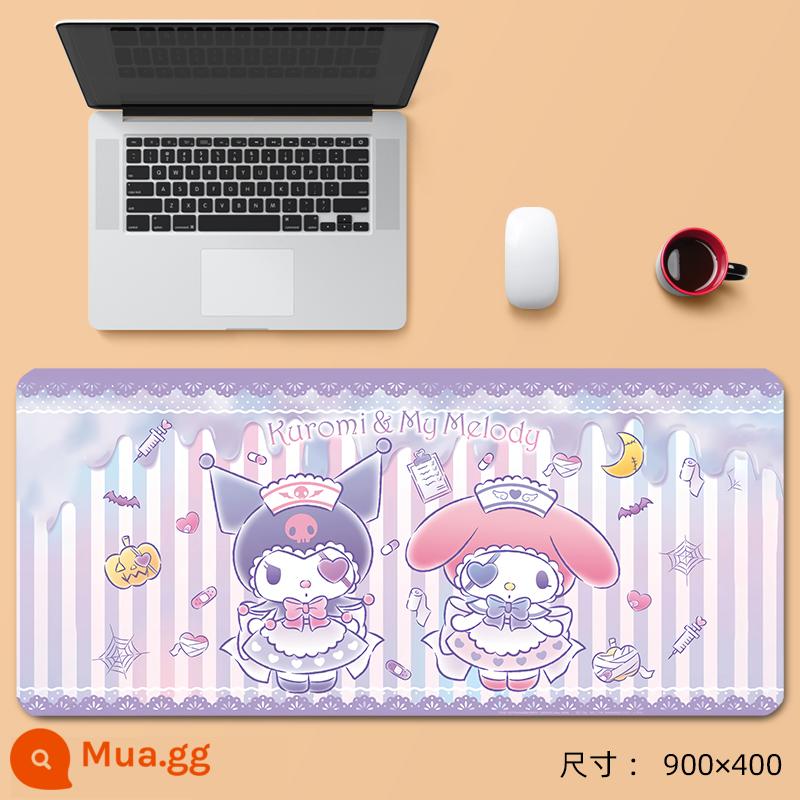 Con chó quế miếng lót chuột quá khổ cô gái dễ thương Sanrio HelloKitty tùy chỉnh thảm bàn Kulomi - 07