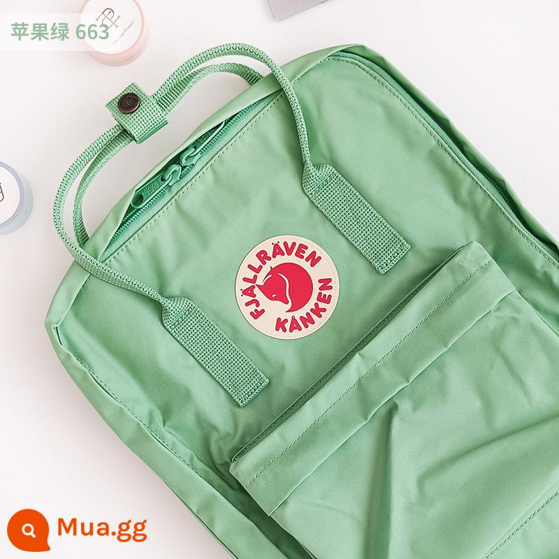 Ba lô kanken chính hãng cáo bắc cực / fjallraven Thụy Điển ba lô đi học cổ điển mini nam nữ - màu xanh da trời