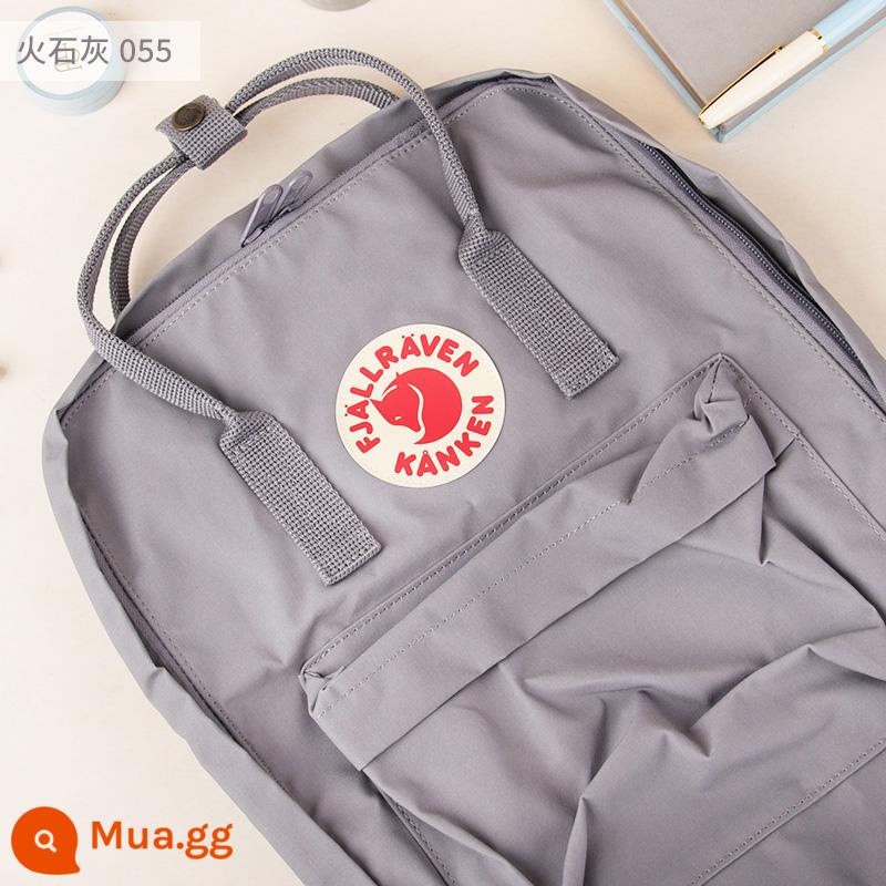 Ba lô kanken chính hãng cáo bắc cực / fjallraven Thụy Điển ba lô đi học cổ điển mini nam nữ - bạc