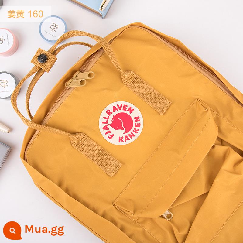 Ba lô kanken chính hãng cáo bắc cực / fjallraven Thụy Điển ba lô đi học cổ điển mini nam nữ - Nghệ 160