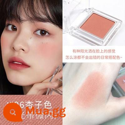 phấn má hồng joocyee màu vỏ hổ phách nữ B01 đĩa tích hợp ánh sáng cao 2022 new N04 sun red JC rouge - Má Hồng Cam 06#