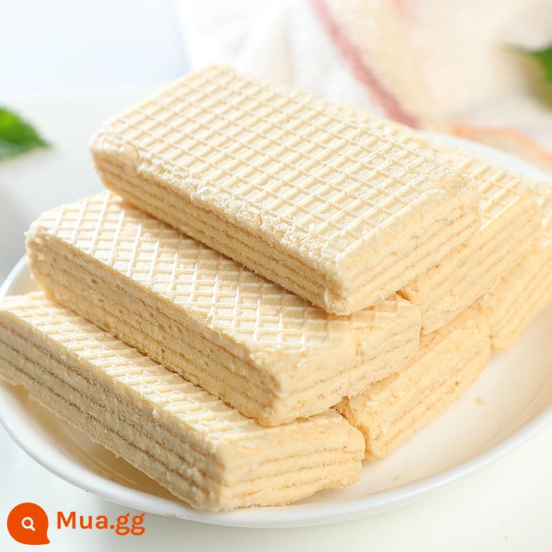 Nga nhập khẩu bánh quy wafer sô cô la con bò lớn số lượng lớn konti Kangji hiệu sữa zero food 500g - [Khoảng 21 miếng] Bánh xốp bò vị sữa 500g