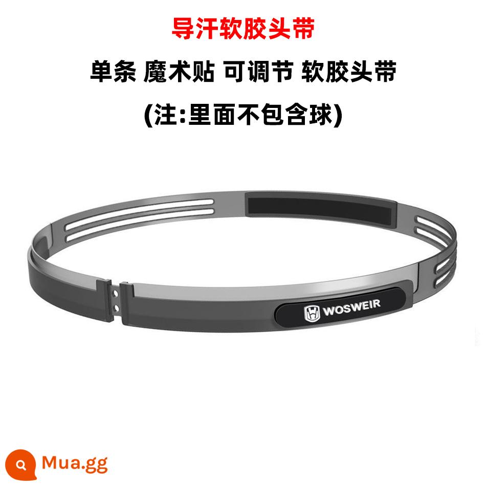 Đầu gắn quyền anh phản ứng bóng tốc độ bóng đấm bốc bóng đấm bốc quả bóng ma thuật cú đấm phản ứng thiết bị đào tạo đấm bốc - Một miếng băng đô cao su mềm thấm mồ hôi [không bao gồm bóng]