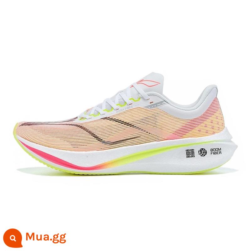 Li Ning Feidian 3 Challenger Nam Giày Chạy Bộ Đua Chuyên Nghiệp Tấm Carbon Giày Chạy Bộ Nam Huấn Luyện Giày Thể Thao - ARMT037-1 tiêu chuẩn trắng/đỏ thu hải đường