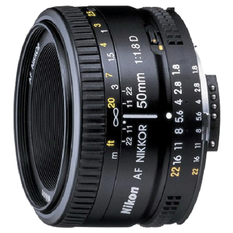 Ống kính máy ảnh ống kính đơn Nikon/Nikon AF 50mm f/1.8D tiêu chuẩn cố định tiêu chuẩn chụp ảnh du lịch chân dung khẩu độ lớn