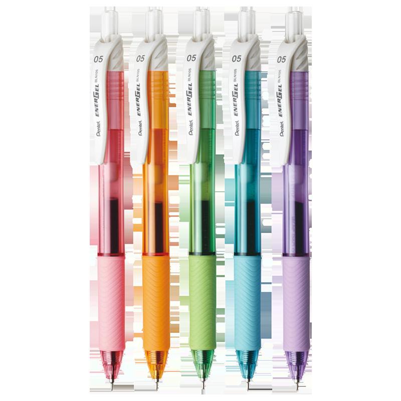 Bút Pentel Energel Nhật Bản Nhanh Khô Bút Gel BLN-105 Học Sinh Sử Dụng Màu Báo Chí Bút Đen Thi Kim Signature Nước bút 0.5