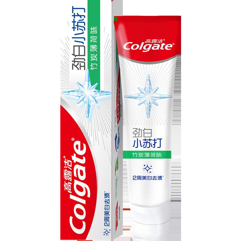 Colgate Trắng Baking Soda Than Tre Bạc Hà Kem Đánh Răng 180G Trắng Sáng Tươi Làm Sạch Sâu Hấp Phụ Răng Miệng Vi Khuẩn