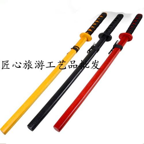 Bằng Gỗ Lớn 75Cm Sơn Thanh Kiếm Samurai Nhật Bản Dongyang Dao Gỗ Tre Thủ Công Tặng Trang Trí Đồ Chơi Trẻ Em Thanh Kiếm Hỗn Hợp Hàng Loạt