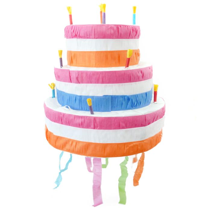 Đồ dùng tiệc sinh nhật cho trẻ em trò chơi đập đường đạo cụ pinata/pinata gõ bánh sinh nhật ba chiều