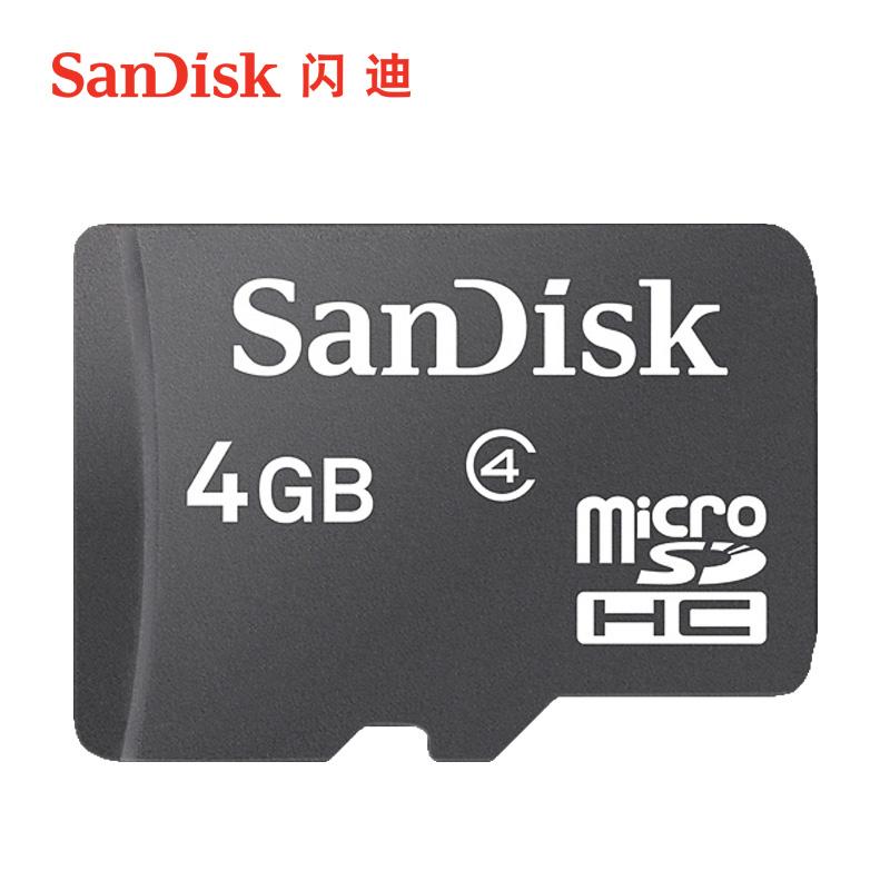 thẻ sandiskSanDisktf thẻ nhớ điện thoại di động 4g thẻ nhớ class4 thẻ micro sd loa nhỏ thẻ nhỏ