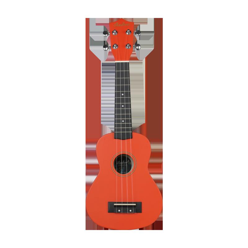 Andrew Sơ Cấp 21 Inch Đàn Ukulele Trẻ Em Cà Phê Đàn Guitar Nhỏ Màu Sợi Carbon Xanh Vàng Đỏ