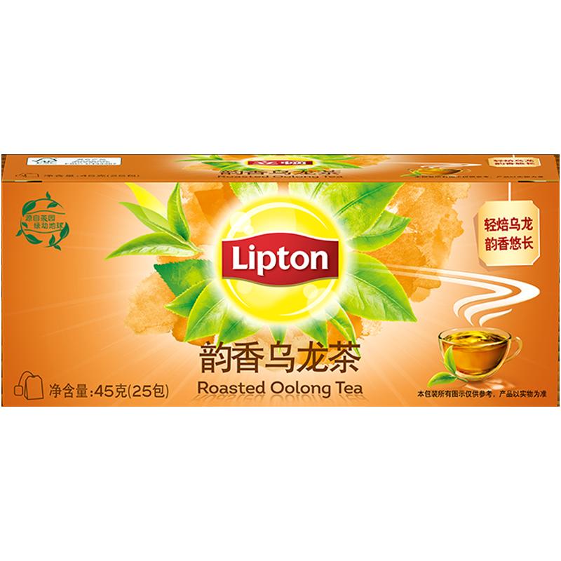 Lipton/Lipton Yunxiang trà ô long túi trà trà sữa tự chế 1,8g * 25 túi trà chiều tiếp tân văn phòng