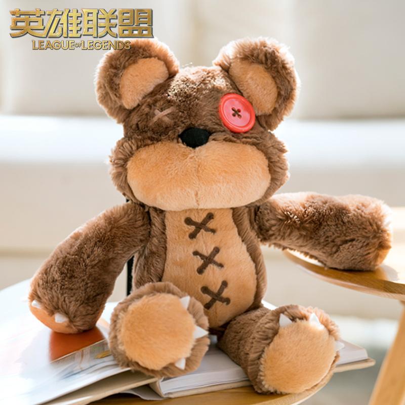 Liên minh huyền thoại LOL Tibbers Plush Bear Annie Bear Doll Game Official Plush Doll ngoại vi