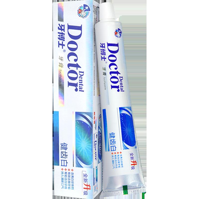 Kem đánh răng dành cho người lớn Dr. Tooth White Mint 120g * 1, hơi thở thơm mát, giảm vết ố trên răng, loại bỏ ố vàng và bảo vệ nướu