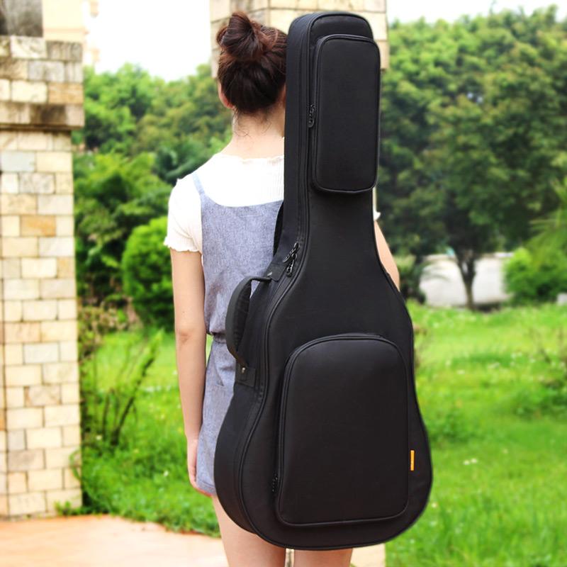 Ruiz Ruiz dày và cotton túi đựng đàn guitar acoustic dân gian 39 inch 40 inch 41 inch túi đàn piano đeo vai ba lô chống thấm nước