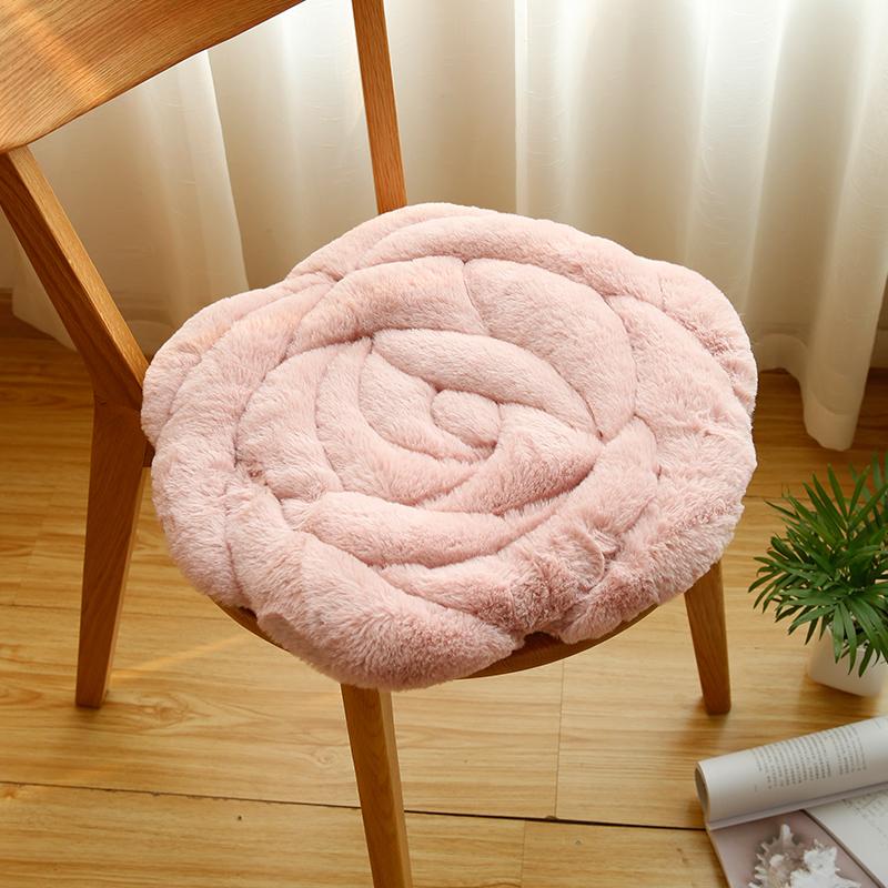 Đệm ghế văn phòng hoa hồng 9 con mèo chiếu tatami thu đông