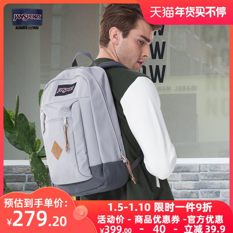 JanSport tinh tế chống mài mòn ngoài trời phiên bản mới túi máy tính nam ba lô sức chứa lớn ba lô nữ T70F