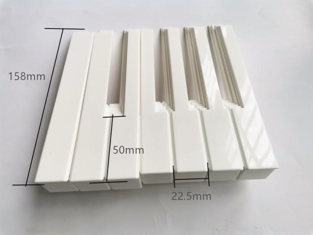 Phụ kiện đàn piano Xinrong Pearl River Đàn piano Yamaha Hàn Quốc Da phím trắng Đàn piano Jian Pi màu trắng 52 miếng