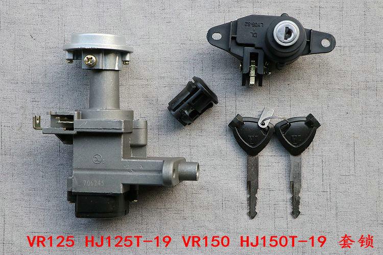 Thích Hợp Cho VR125 HJ125T-19 VR150 HJ150T-19 Bộ Khóa Cửa Điện Tử Chìa Khóa Cửa