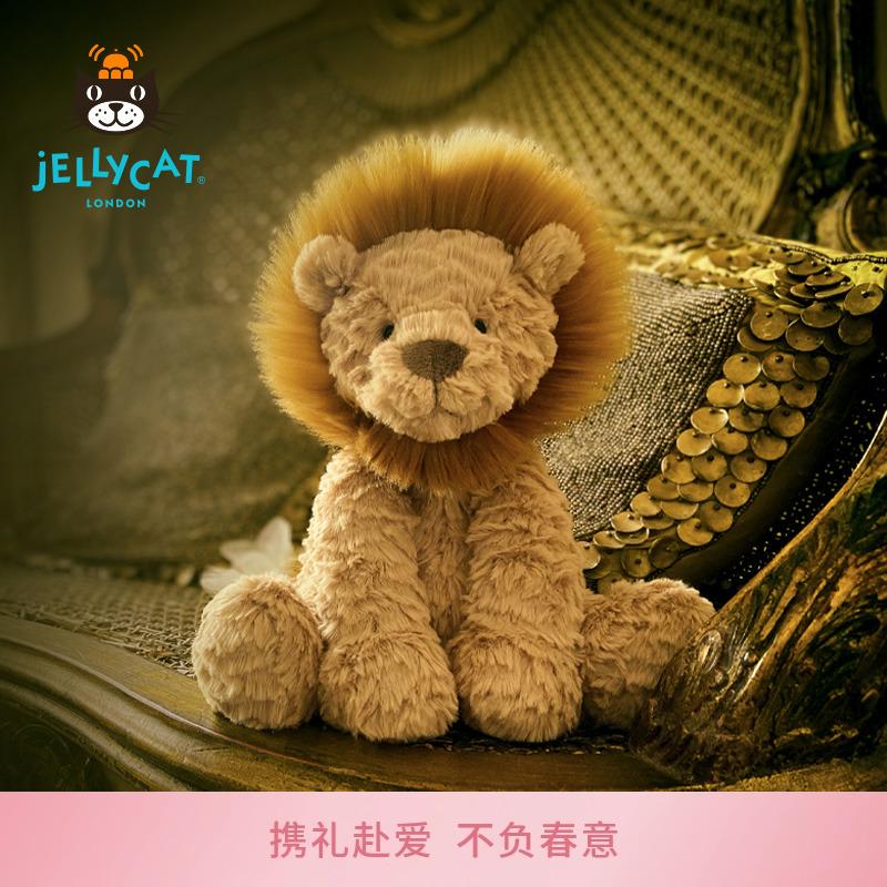 Búp bê đồ chơi lông sư tử lông gợn sóng Jellycat của Anh cho bé búp bê thoải mái