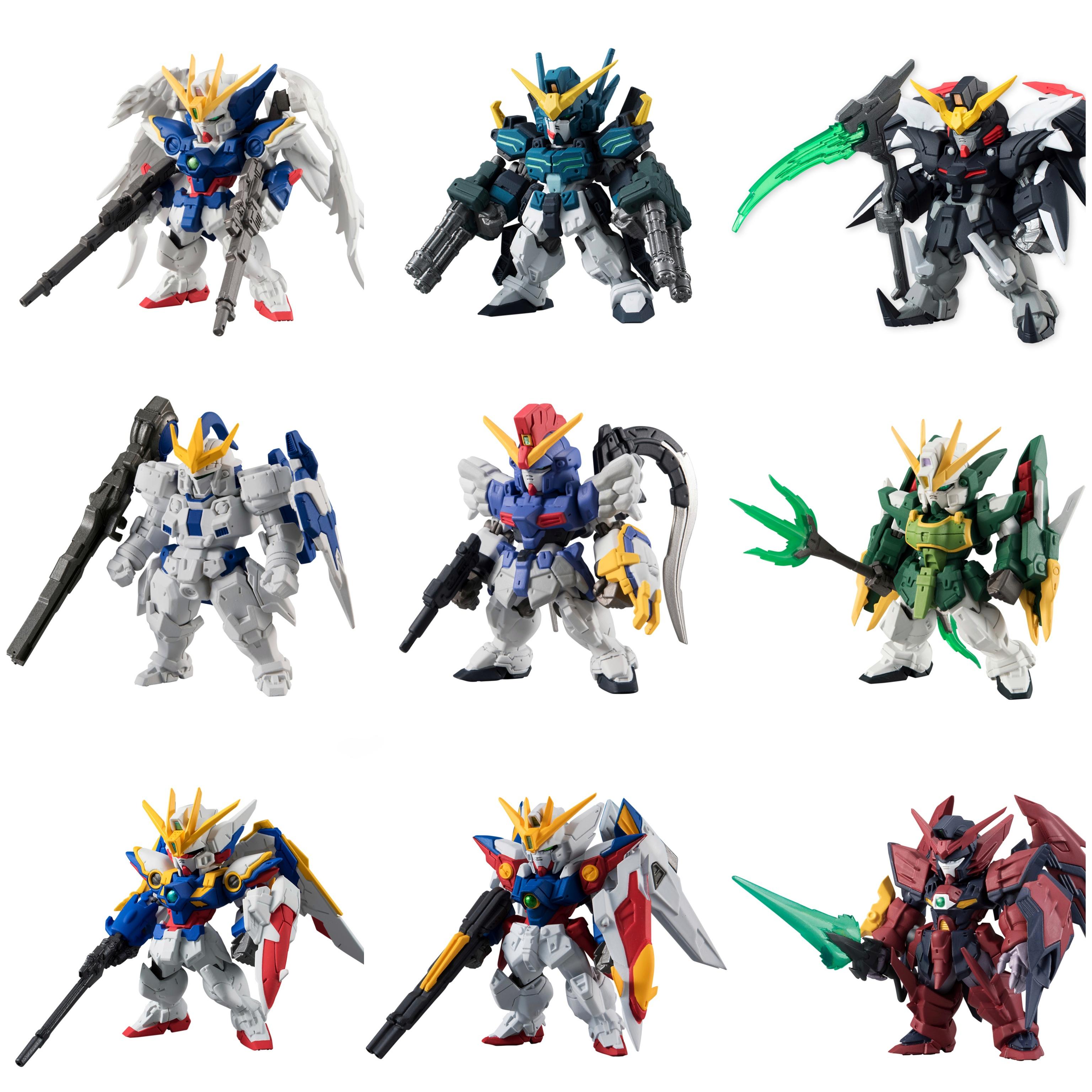 Hộp trứng Bandai FW Gundam Converge lên đến dòng W bay cánh chết pháo hạng nặng rồng sa mạc