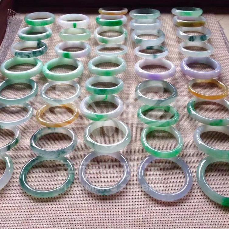 Jadeite chất lượng băng loại Vòng tay ngọc bích Miến Điện vòng tay ngọc bích vòng tay vợ lẽ hoàng gia vòng tay vòng tay quà tặng quà tặng chụp riêng để phát sóng trực tiếp là không hợp lệ