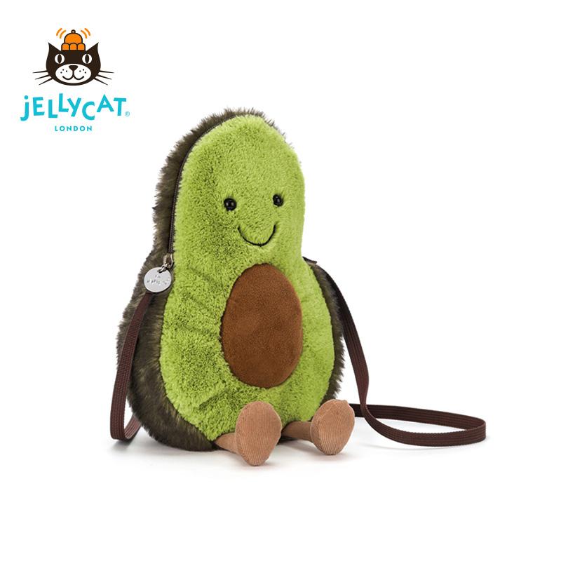 JELLYCAT Người Anh Niềm Vui Bơ Lưới Đỏ Loạt Thực Phẩm Sang Trọng Túi Đeo Vai Lưng Túi Miễn Phí Vận Chuyển