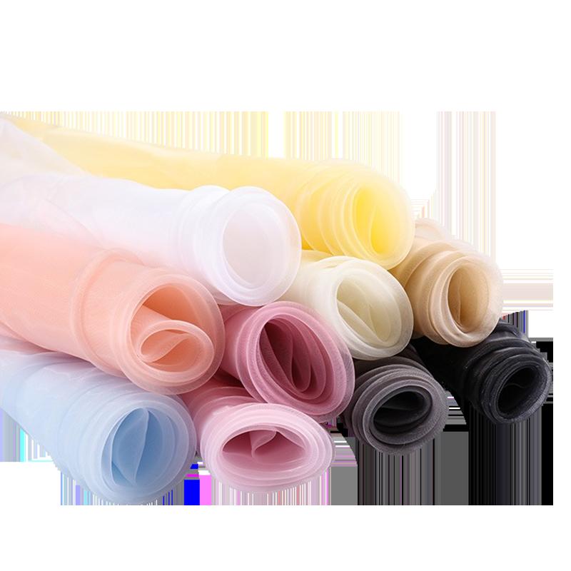 Vải Organza, váy cưới gạc trắng, gạc đen, gạc trắng, lưới, organza trong suốt, vải tuyn, vải ống kính ảnh