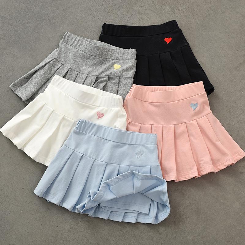 Quần culotte xếp ly đẹp đa năng, váy cotton trẻ em kèm quần an toàn, váy mỏng cho bé gái, bé vừa và lớn